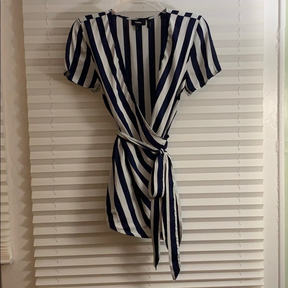 Theory Kimono Wrap Top